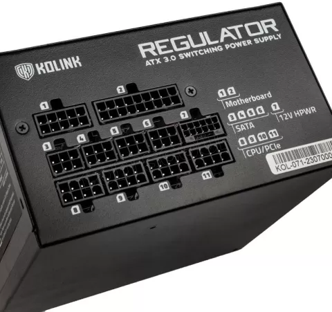 Photo de Alimentation ATX Kolink Regulator - 750W (Noir)