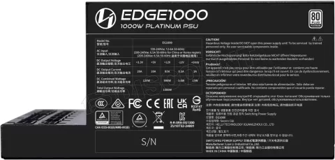 Photo de Alimentation ATX Lian Li Edge - 1000W (Noir)