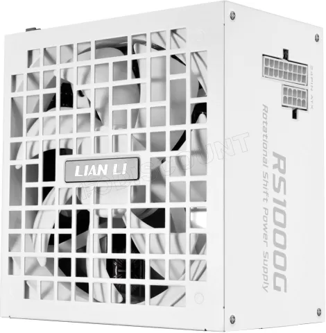 Photo de Alimentation ATX Lian Li Rotational Shift - 1000W (Blanc) avec hub