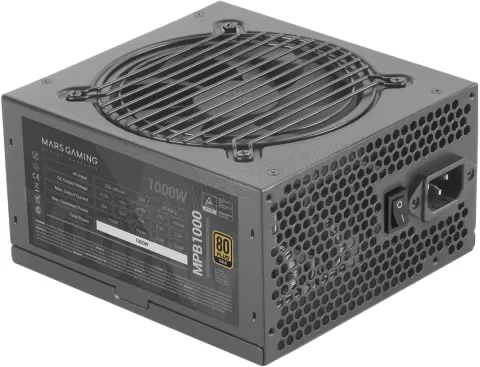 Photo de Alimentation ATX Mars Gaming MPB - 1000W (Noir)