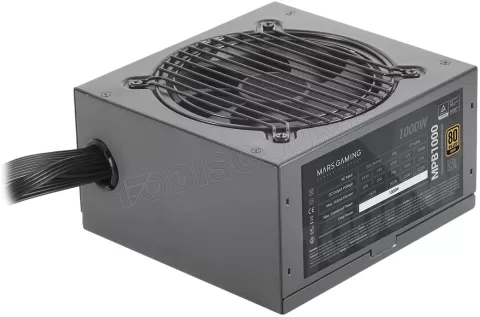 Photo de Alimentation ATX Mars Gaming MPB - 1000W (Noir)