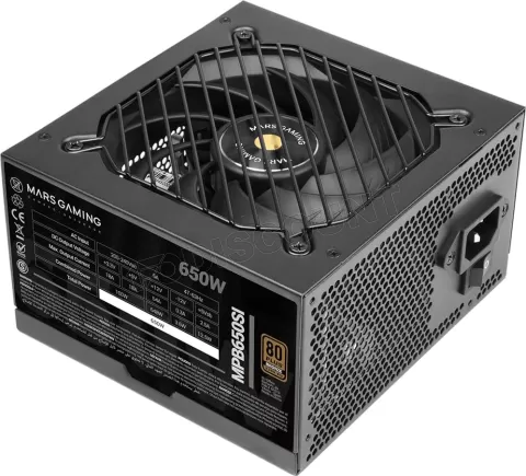Photo de Alimentation ATX Mars Gaming MPB Pro SI - 650W (Noir)