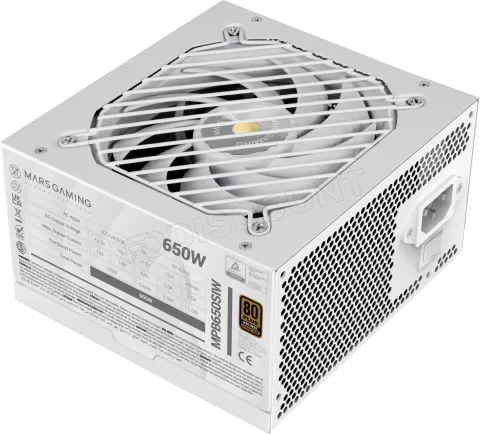 Photo de Alimentation ATX Mars Gaming MPB-SI - 650W (Blanc)