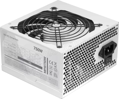 Photo de Alimentation ATX Mars Gaming MPIII - 750W (Blanc)