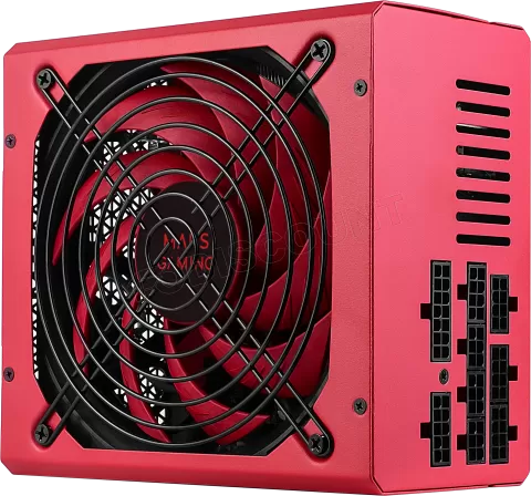 Photo de Alimentation ATX Mars Gaming Vulcano MPM - 750W (Rouge)