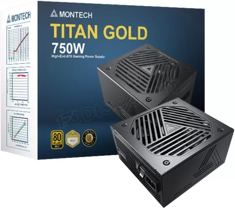 Photo de Alimentation ATX Montech Titan Gold - 750W (Noir)