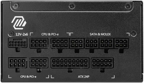 Photo de Alimentation ATX MSI Mag A1250GL PCIe5 - 1250W (Noir)