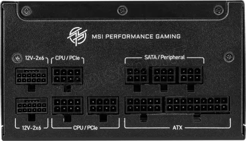 Photo de Alimentation ATX MSI MPG A850GS PCIe5 - 850W (Noir)