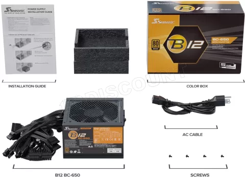 Photo de Alimentation ATX Seasonic B12 BC - 650W