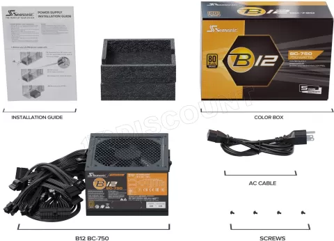 Photo de Alimentation ATX Seasonic B12 BC - 750W