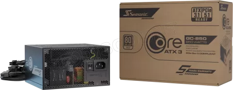 Photo de Alimentation ATX Seasonic Core GC - 850W (Noir)