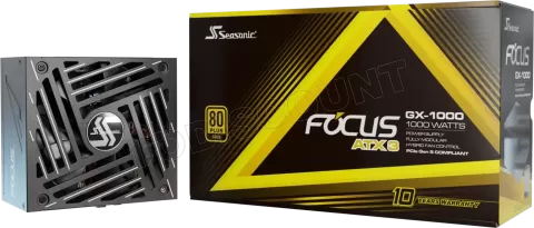 Photo de Alimentation ATX Seasonic Focus GX ATX 3 (2024) - 1000W (Noir)