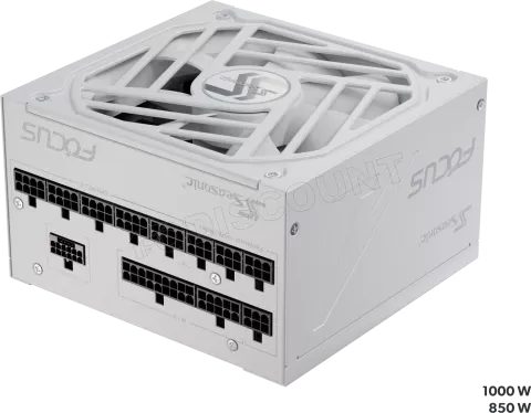 Photo de Alimentation ATX Seasonic Focus GX ATX 3.0 - 1000W (Blanc)