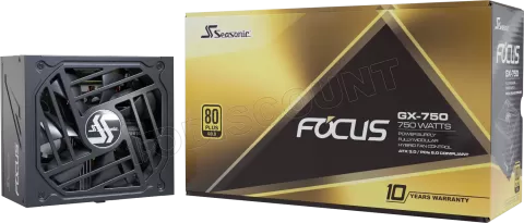 Photo de Alimentation ATX Seasonic Focus GX ATX 3.0 - 750W (Noir)