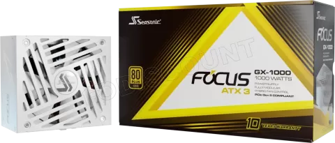 Photo de Alimentation ATX Seasonic Focus GX ATX 3.1 (2024) - 1000W (Blanc)