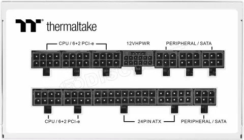 Photo de Alimentation ATX Thermaltake Toughpower GF A3 - 1050W (Blanc)