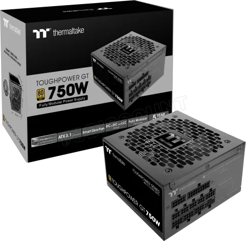 Photo de Alimentation ATX Thermaltake Toughpower GT - 750W (Noir)