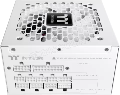Photo de Alimentation ATX Thermaltake Toughpower GT - 850W (Blanc)