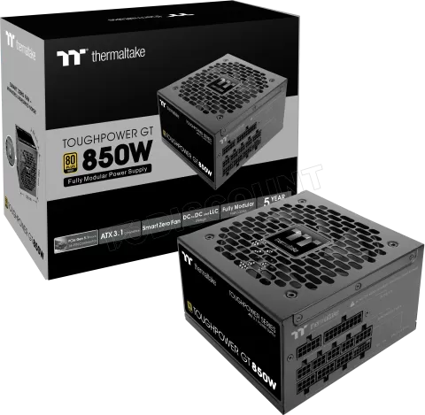 Photo de Alimentation ATX Thermaltake Toughpower GT - 850W (Noir)