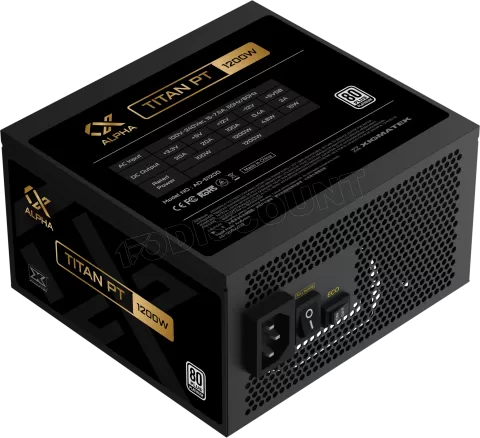 Photo de Alimentation ATX Xigmatek Titan PT - 1200W (Noir)