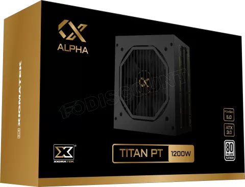 Photo de Alimentation ATX Xigmatek Titan PT - 1200W (Noir)