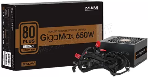 Photo de Alimentation ATX Zalman GigaMax GVII - 650W (Noir)