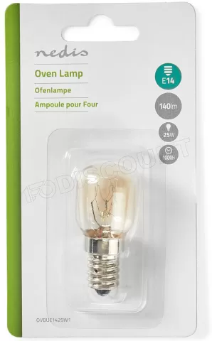 Photo de Ampoule de Four Nedis (E14) 25W 140lm