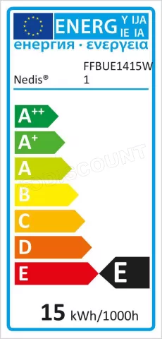 Photo de Ampoule de Réfrigérateur Nedis (E14) 15W
