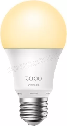 Photo de Ampoule LED connectée TP-Link Tapo L510E Wi-Fi - 800lm (E27) 2700K