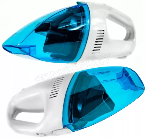 Photo de Aspirateur à Main avec allume-cigare Mesko MS 7033 (Blanc/Bleu)