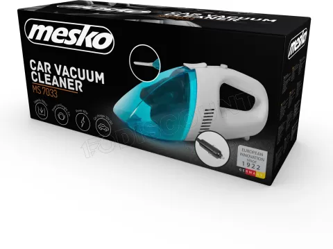 Photo de Aspirateur à Main avec allume-cigare Mesko MS 7033 (Blanc/Bleu)