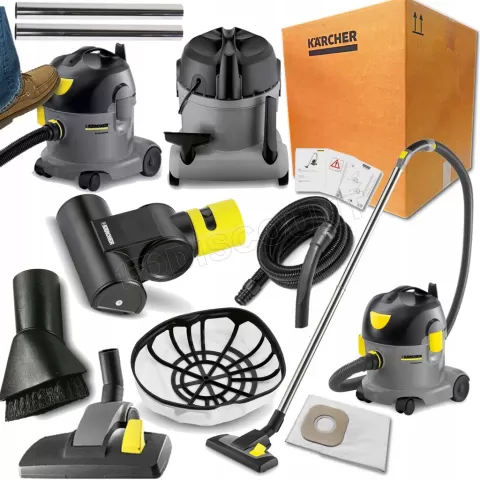 Photo de Aspirateur-traineau Kärcher T 10/1 Pro (Gris/Jaune)