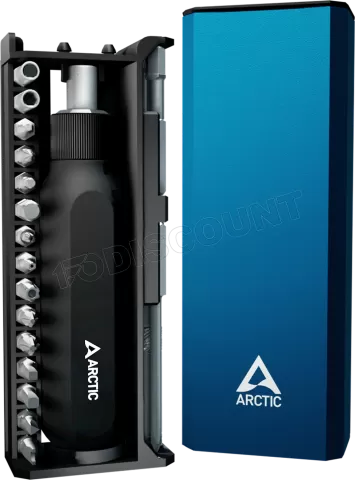 Photo de Assortiment de tournevis Arctic Ratchet 24 embouts (Bleu)