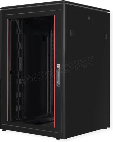 Photo de Baie Serveur Pro 19" 22U - 800x800mm avec porte vitrée (Noir)