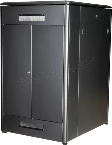 Photo de Baie Serveur Pro 19" 22U - 800x800mm avec porte vitrée (Noir)