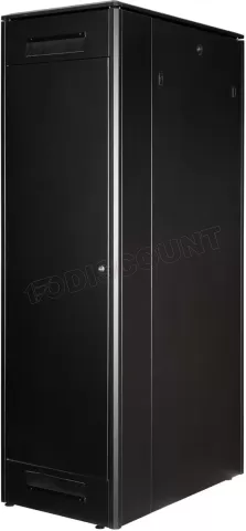 Photo de Baie Serveur Pro 19" 42U - 600x1000mm avec porte vitrée (Noir)