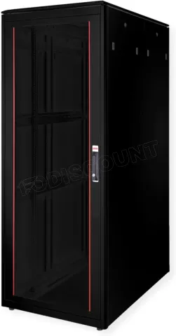 Photo de Baie Serveur Pro 19" 42U - 800x1200mm avec porte vitrée (Noir)