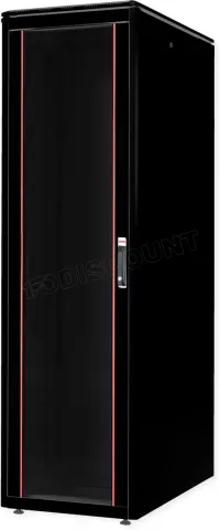 Photo de Baie Serveur Pro 19" 47U - 600x1000mm avec porte vitrée (Noir)
