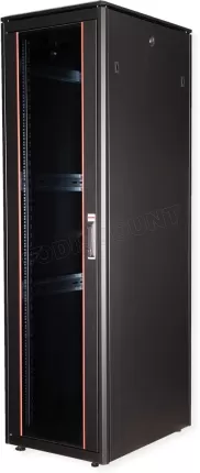 Photo de Baie Serveur Pro 19" 47U - 600x800mm avec porte vitrée (Noir)