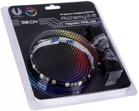 Photo de Bandeau LED BitFenix Alchemy 2.0 Magnetic 30cm/15 Led (RGB)