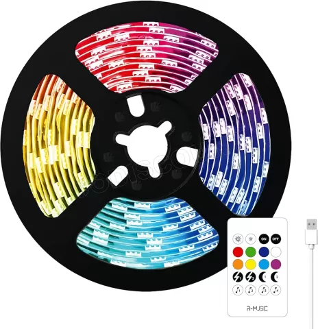 Photo de Bandeau LED R-Music Led Strip RGB 5m