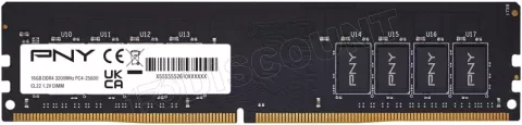 Photo de Barette mémoire 16Go DIMM DDR4 PNY 3200MHz Version OEM (Tray)