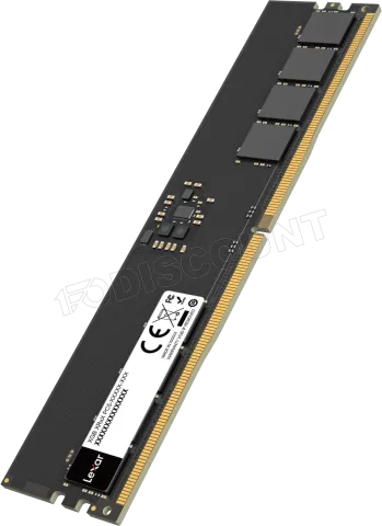 Photo de Barette mémoire 16Go DIMM DDR5 Lexar 4800MHz CL40 (Noir)