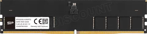 Photo de Barette mémoire 16Go DIMM DDR5 Silicon Power 5600Mhz CL46 (Noir)