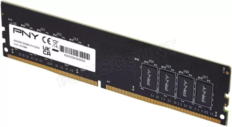 Photo de Barette mémoire 8Go DIMM DDR4 PNY 3200MHz Version OEM (Tray)
