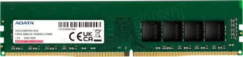 Photo de Barrette mémoire 16Go DIMM DDR4 Adata Premier  2666Mhz (Vert)