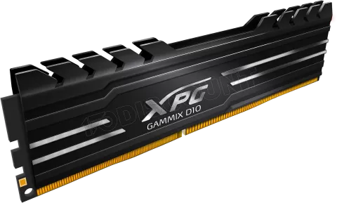 Photo de Barrette mémoire 16Go DIMM DDR4 Adata XPG GammiX D10  3200Mhz (Noir)