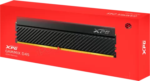 Photo de Barrette mémoire 16Go DIMM DDR4 Adata XPG GammiX D45  3200Mhz (Noir)