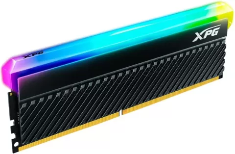 Photo de Barrette mémoire 16Go DIMM DDR4 Adata XPG Spectrix D45 RGB 3600Mhz (Noir)