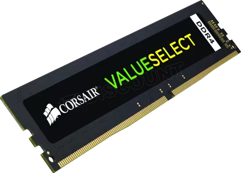 Photo de Barrette mémoire 16Go DIMM DDR4 Corsair Value Select  2666Mhz (Noir)